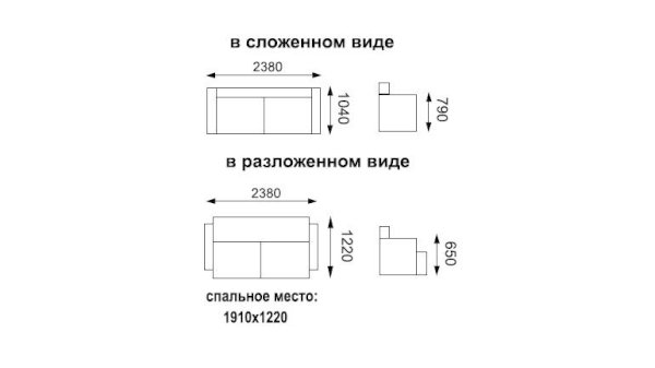 Диван-кровать Соланж (Олмеко)